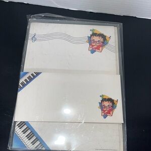 Vintage Betty Boop Stationary Set
